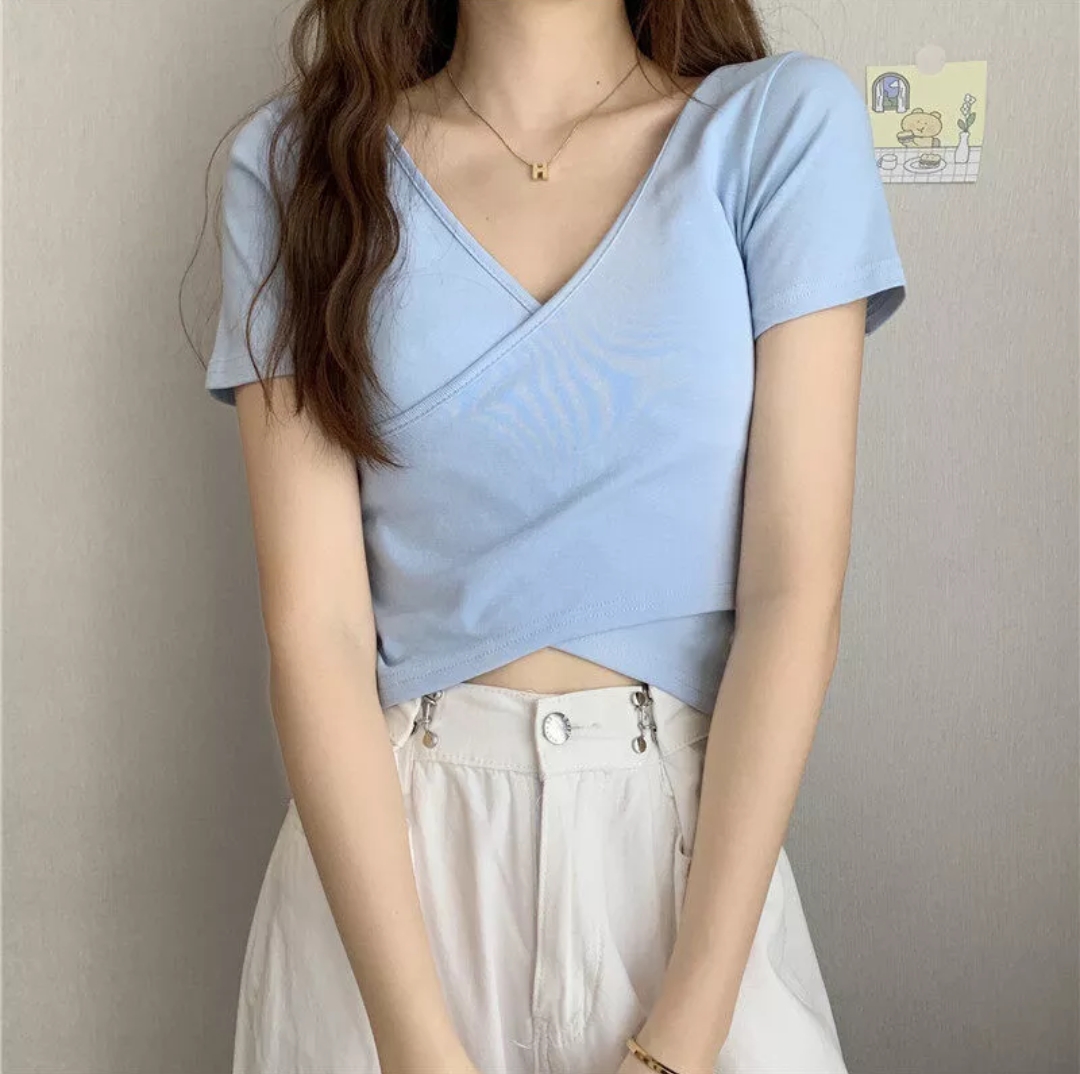 Dazzling Short Sleeve Shirt – Korean Style - ZAY SHEEN
