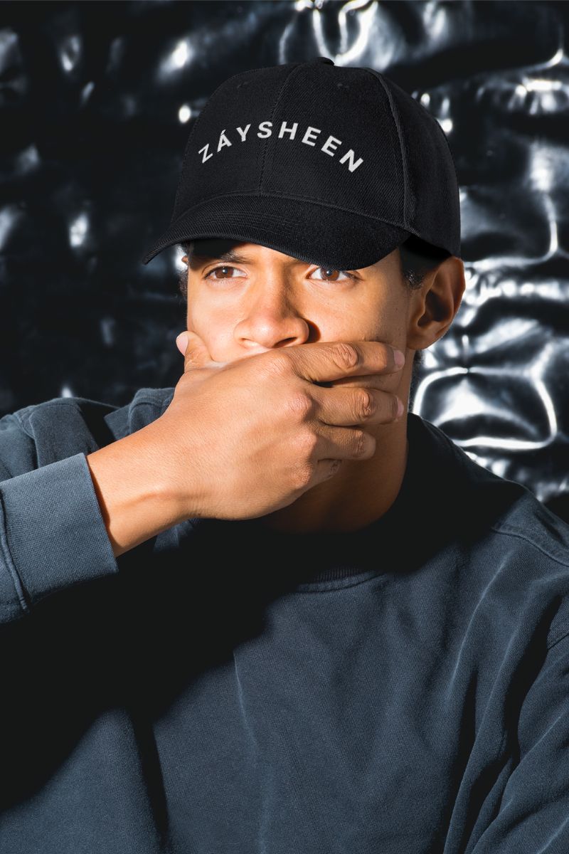 ZÁY SHEEN ORGANIC BASEBALL CAP - BLACK